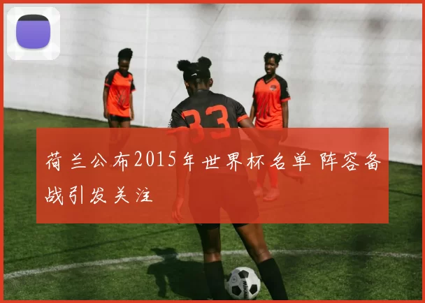 荷兰公布2015年世界杯名单 阵容备战引发关注