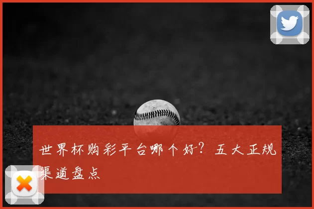 世界杯购彩平台哪个好?五大正规渠道盘点