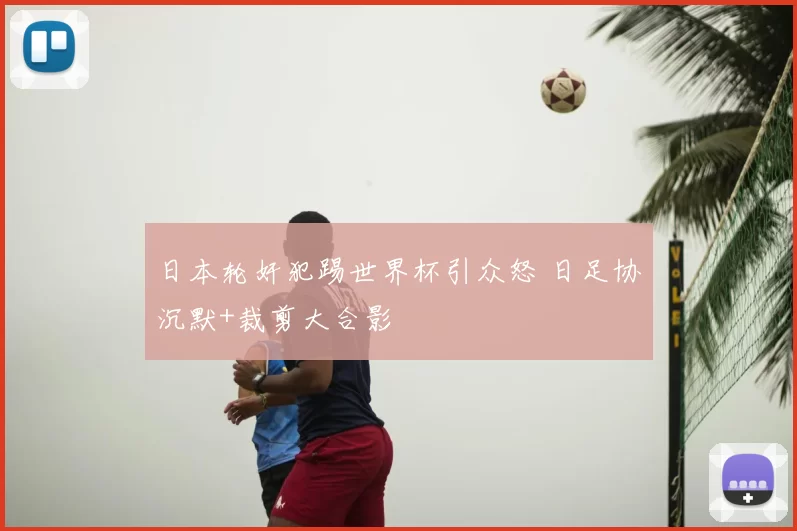 日本轮奸犯踢世界杯引众怒 日足协沉默+裁剪大合影
